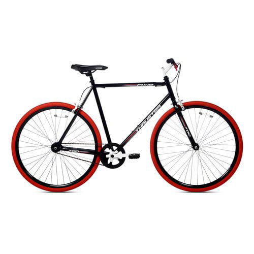 Kent 700c Thruster Fixie Men-s Bike. Black/Red