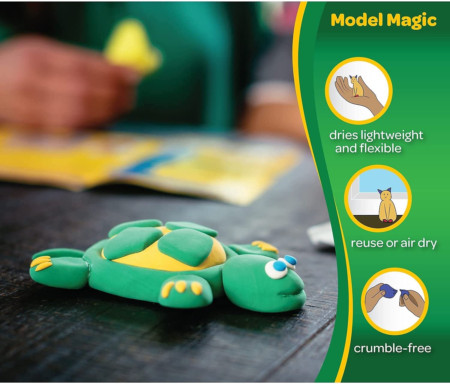 Crayola® Model Magic Modeling Compound. 8 oz. White. 6 lbs.