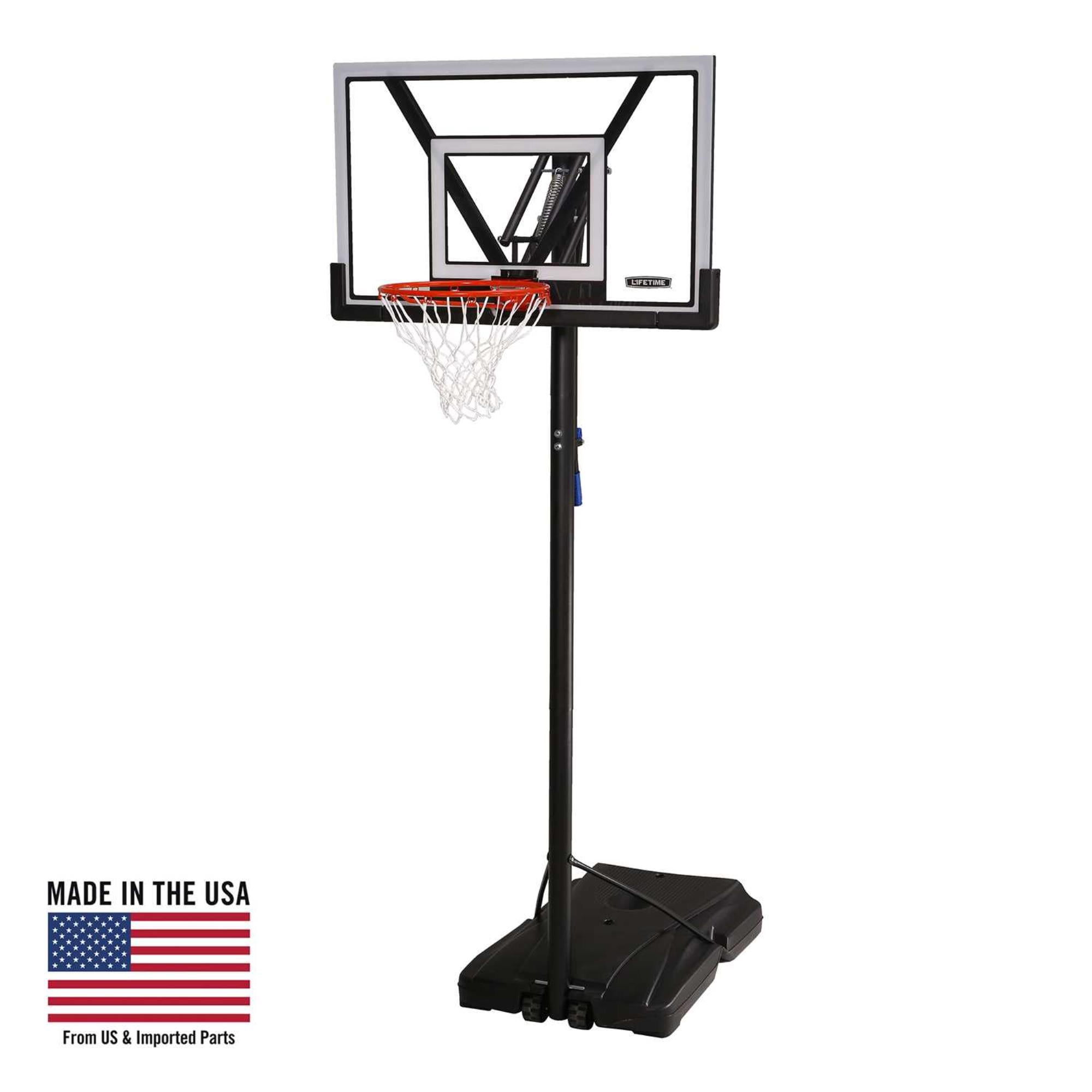 Lifetime 48 In. Adjustable Portable Basketball Hoop System. 90585
