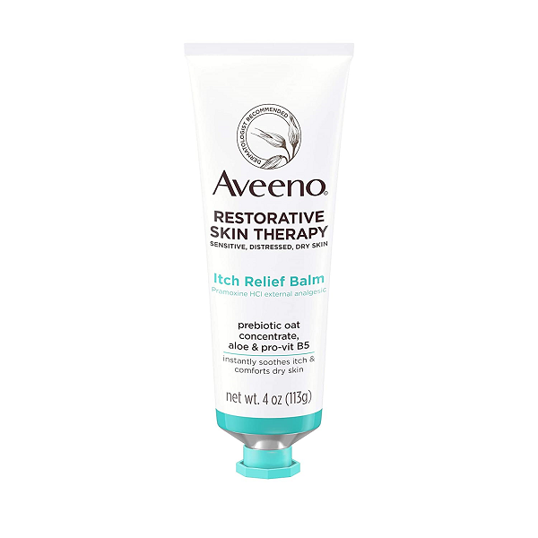 Aveeno Restorative Skin Therapy Itch Relief Body Balm for Sensitive. Distressed
