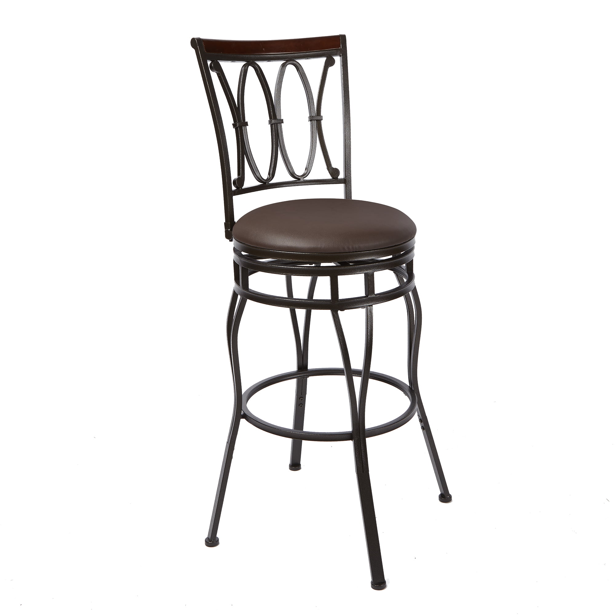 Better Homes & Gardens Adjustable 24″ or 29″ Swivel Barstool. Oil Rubbed Bronze