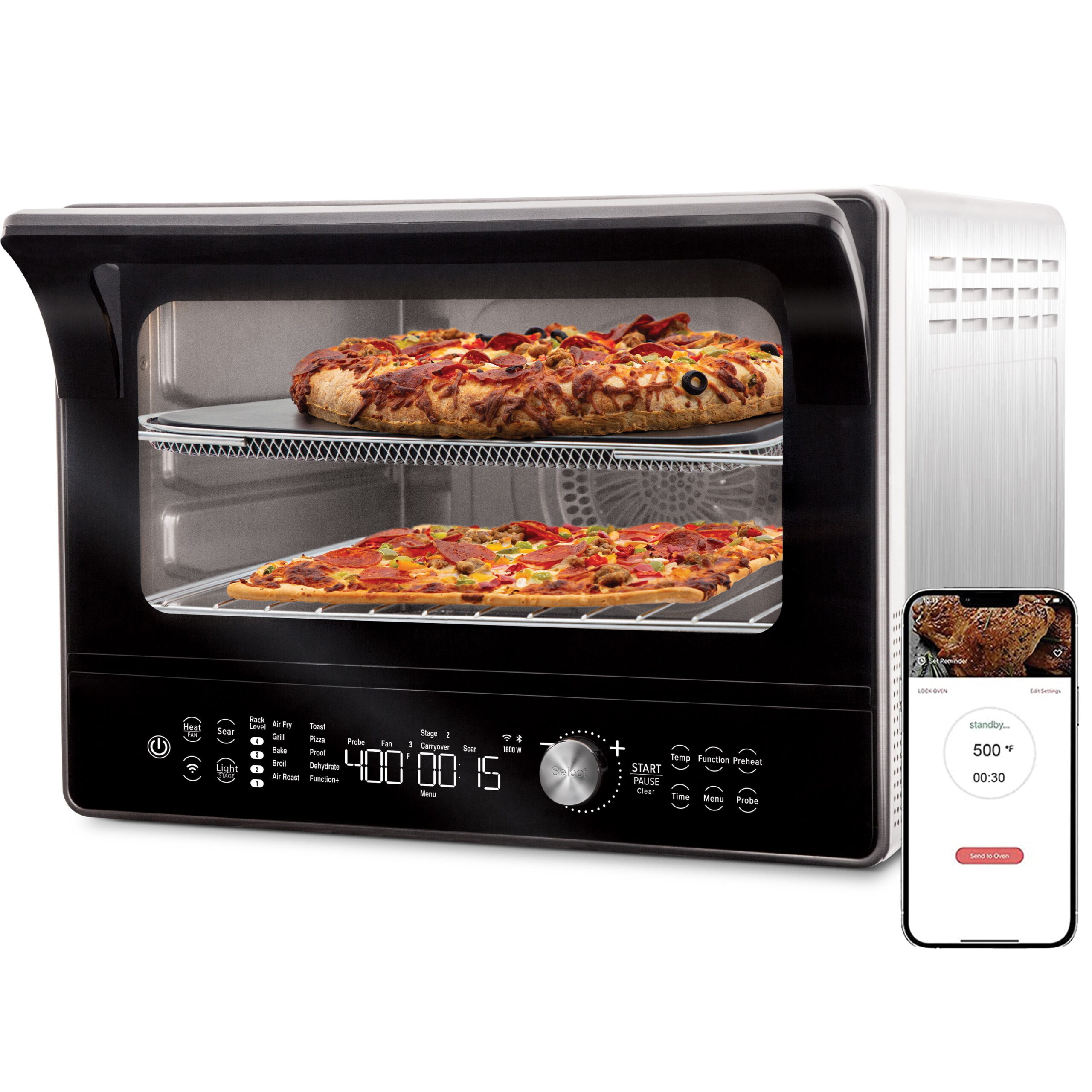 Nuwave 34 QT Pro-Smart IQ 360 Oven Air Fryer Grill