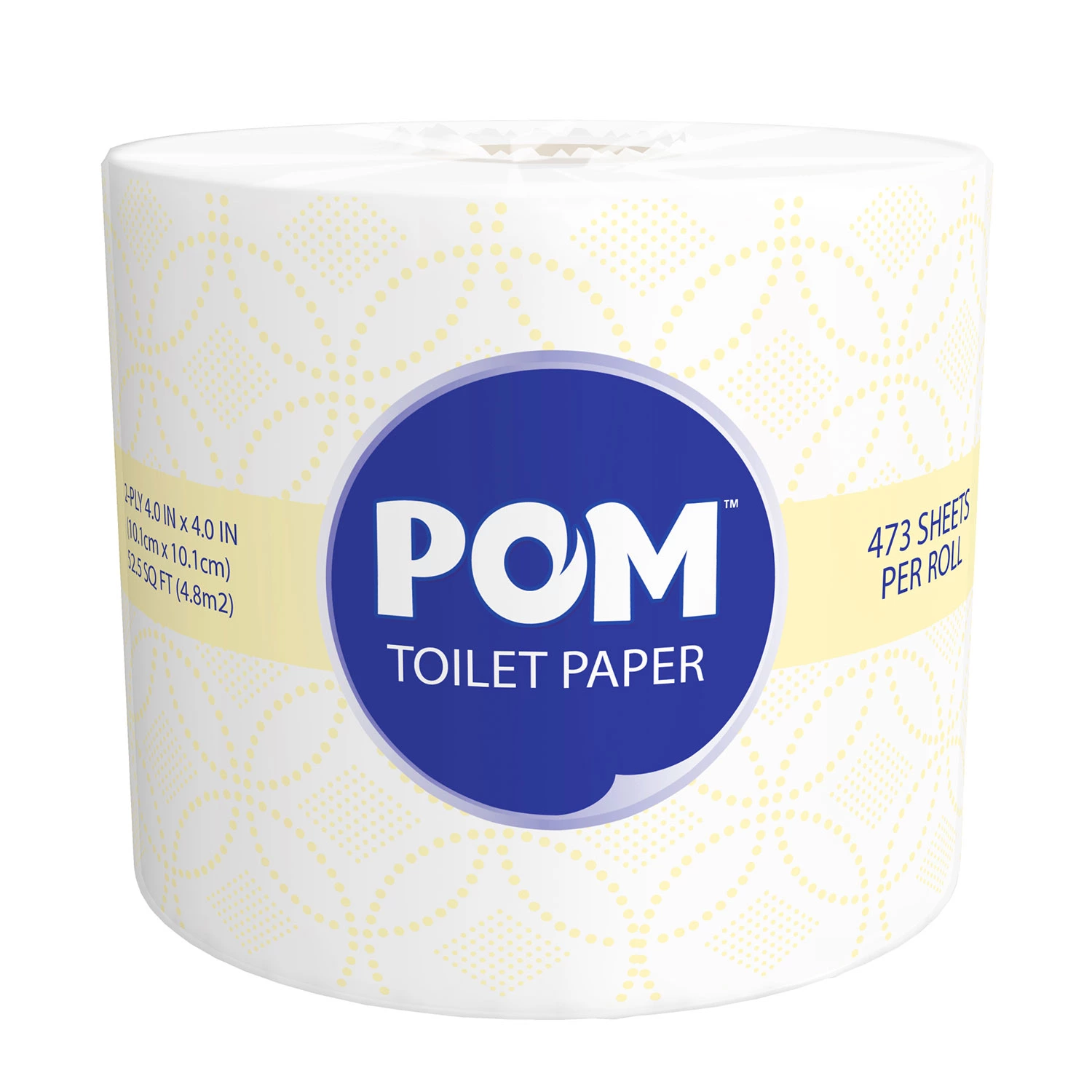 POM Bath Tissue. Septic Safe. 2-Ply. White (473 sheets/roll. 45 rolls)