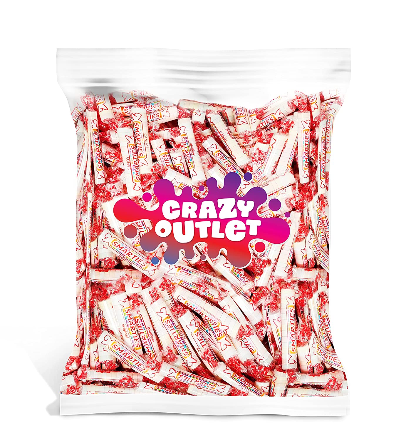 CrazyOutlet Smarties Money Rolls Candy. Original Flavors. 2 lbs