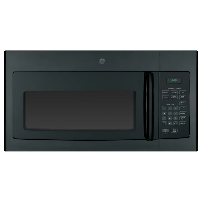 GE JVM3160DFBB 1.6 cu. ft. Over the Range Microwave in Black