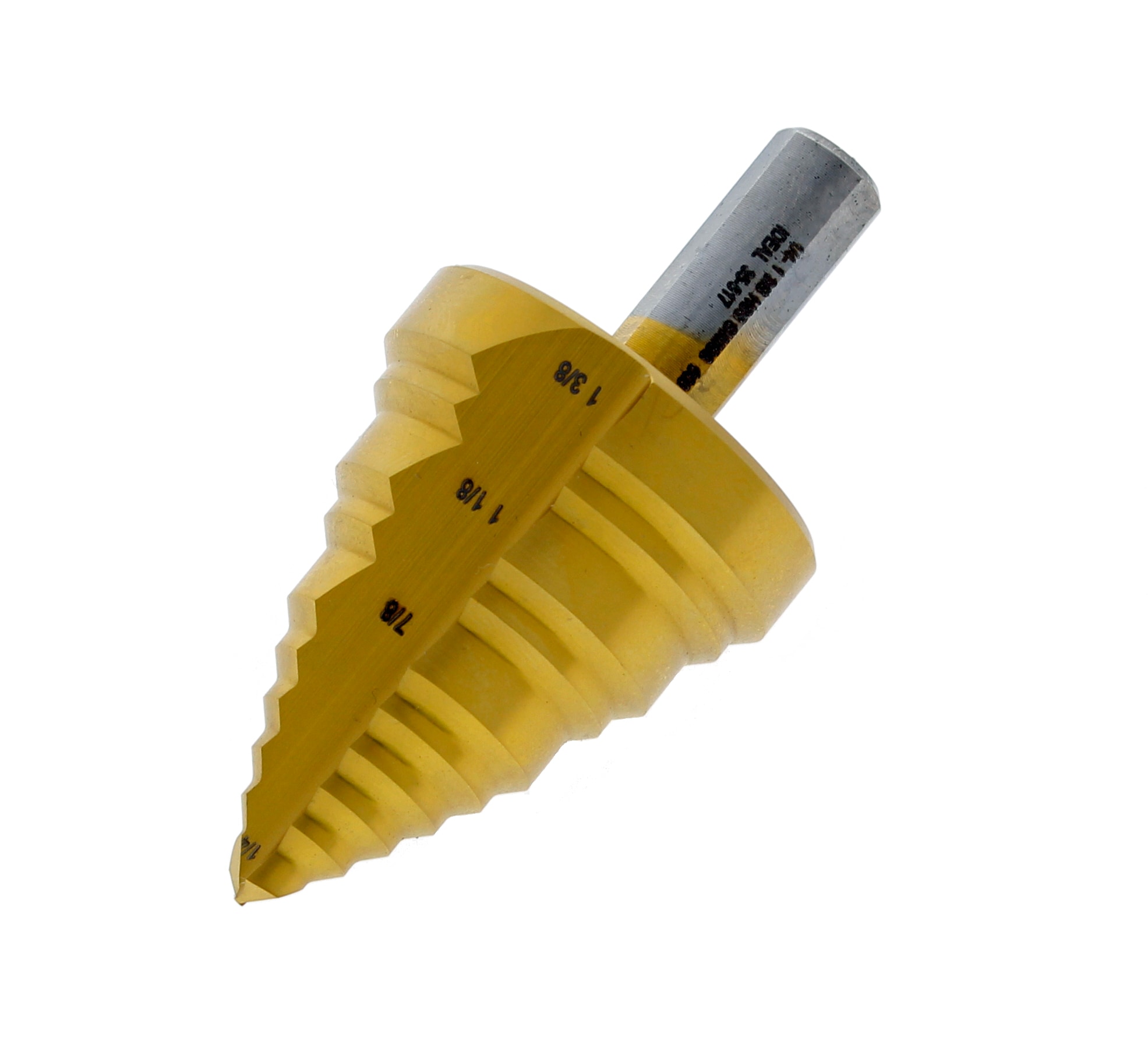 IDEAL 3/8-in 10-Step Drill Bit (1/4-in to 1-3/8-in)