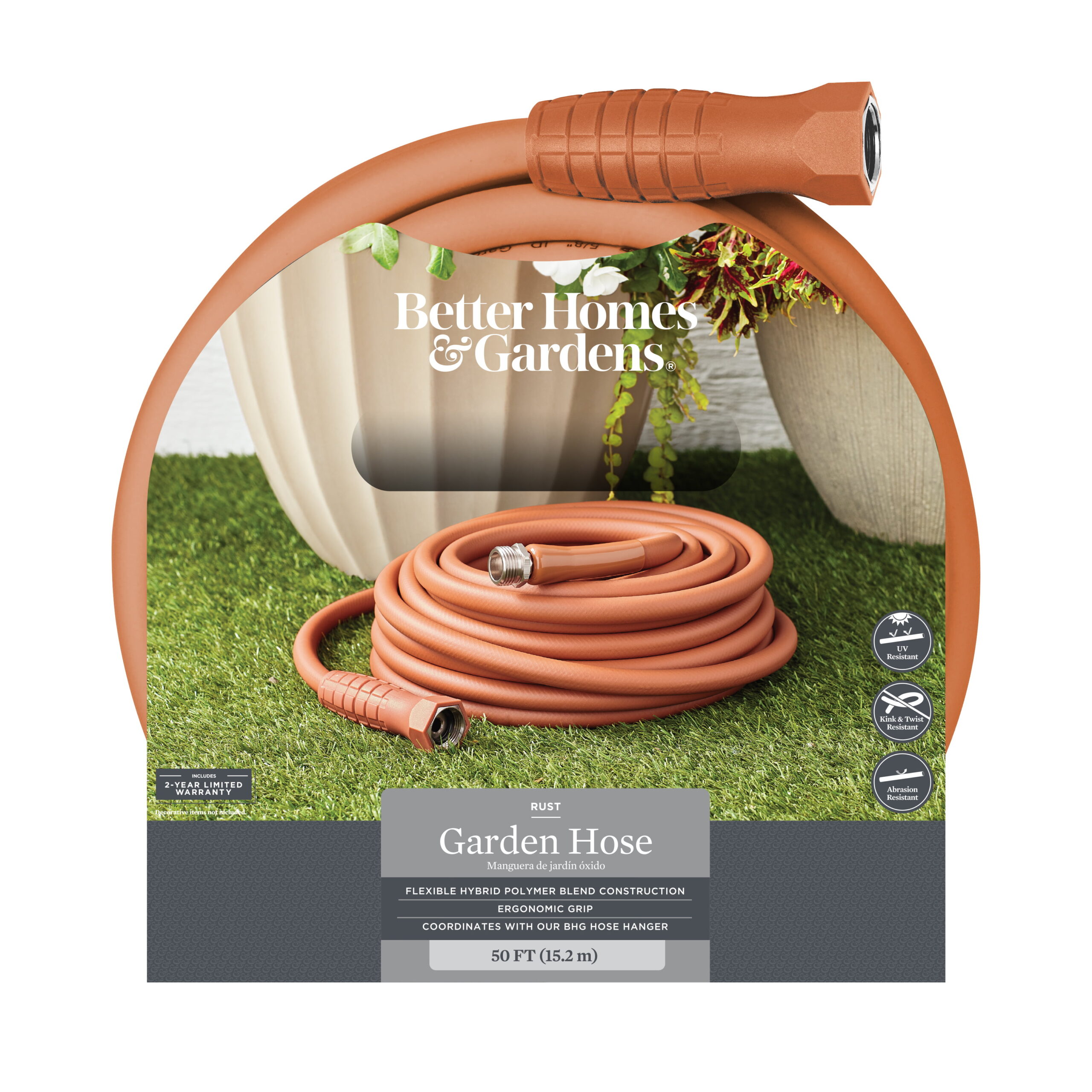 Better Homes and Gardens Copper Pipe Water Hose. 1/2″ x 50′