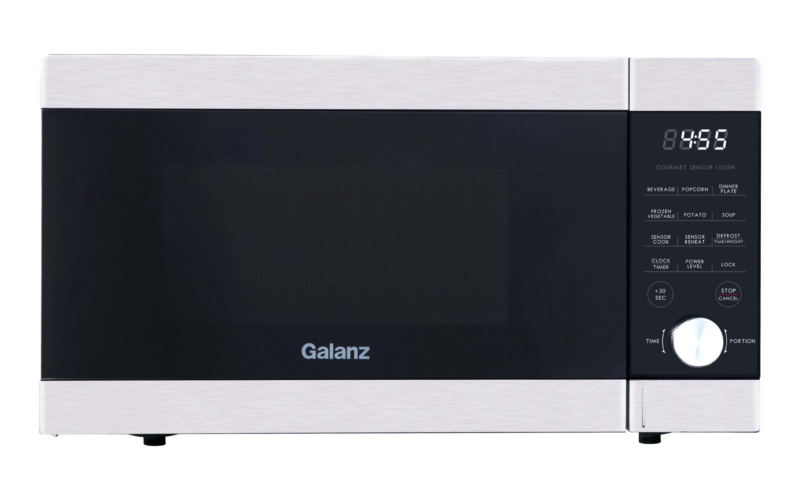 Galanz Express Wave 1.1 cu. ft. Sensor Cook Countertop Microwave Oven. 1000 Watts. Stainless Steel