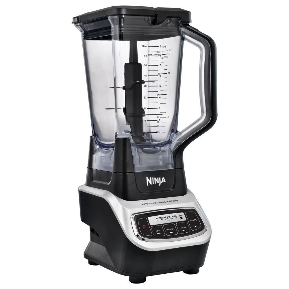 NINJA  Nutri Ninja 72 oz. 5-Speed Black Professional Blender with 2 Nutri Ninja Cups (BL621)