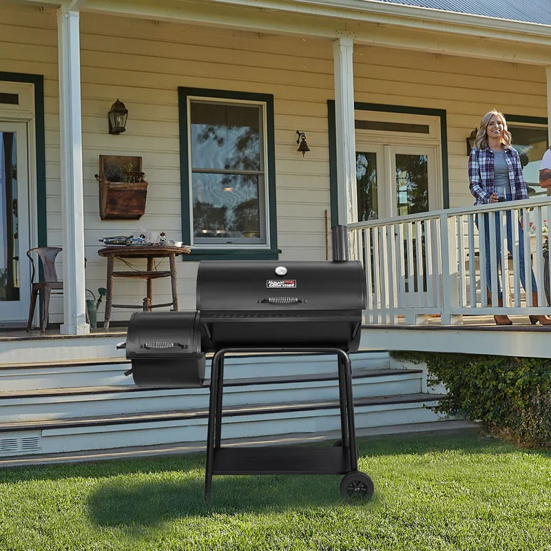 Royal Gourmet CC1830F 30 in. Charcoal Grill with Offset Smoker