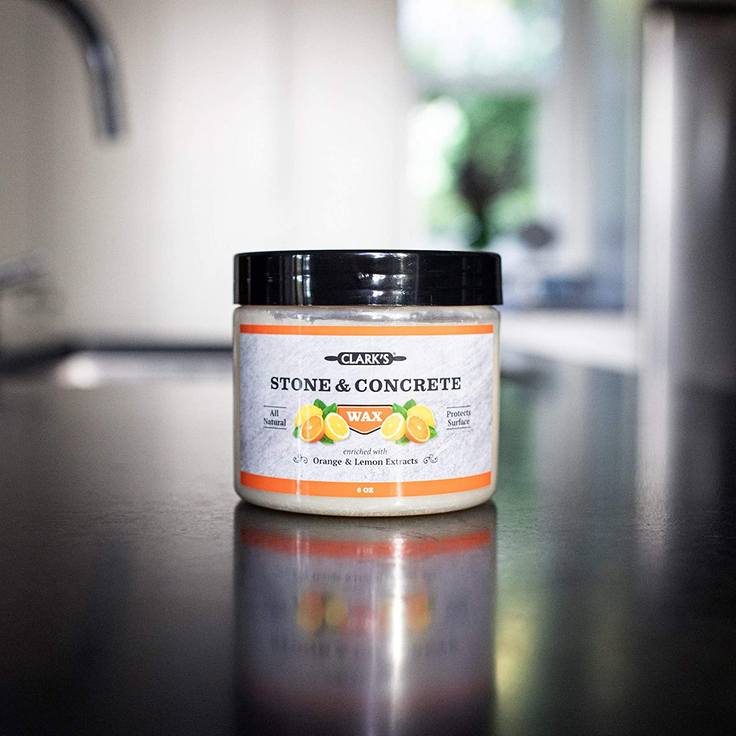 CLARK-S Soapstone Slate and Concrete Wax (6 Ounce)