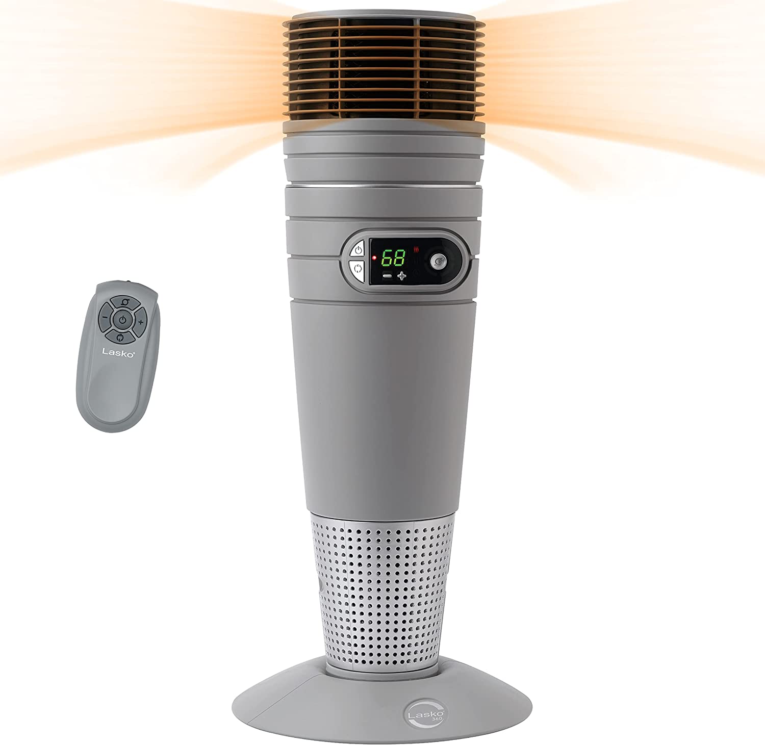 Lasko Heating Space Heater. 25″. Grey 6462