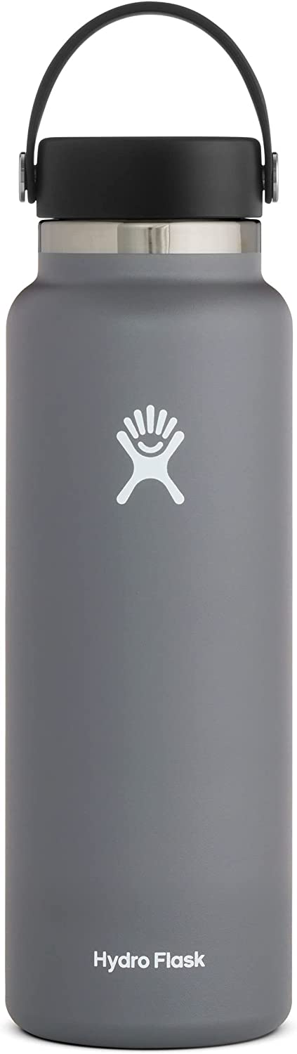 Hydro Flask 40oz Wide Mouth Bottle (Stone)
