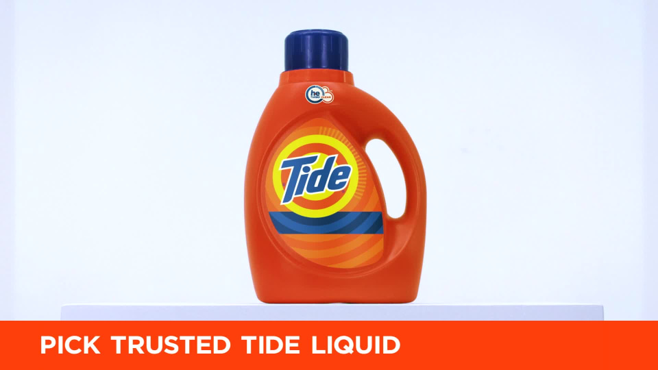 Tide Plus Bleach HE. 59 Loads Liquid Laundry Detergent. 92 fl oz