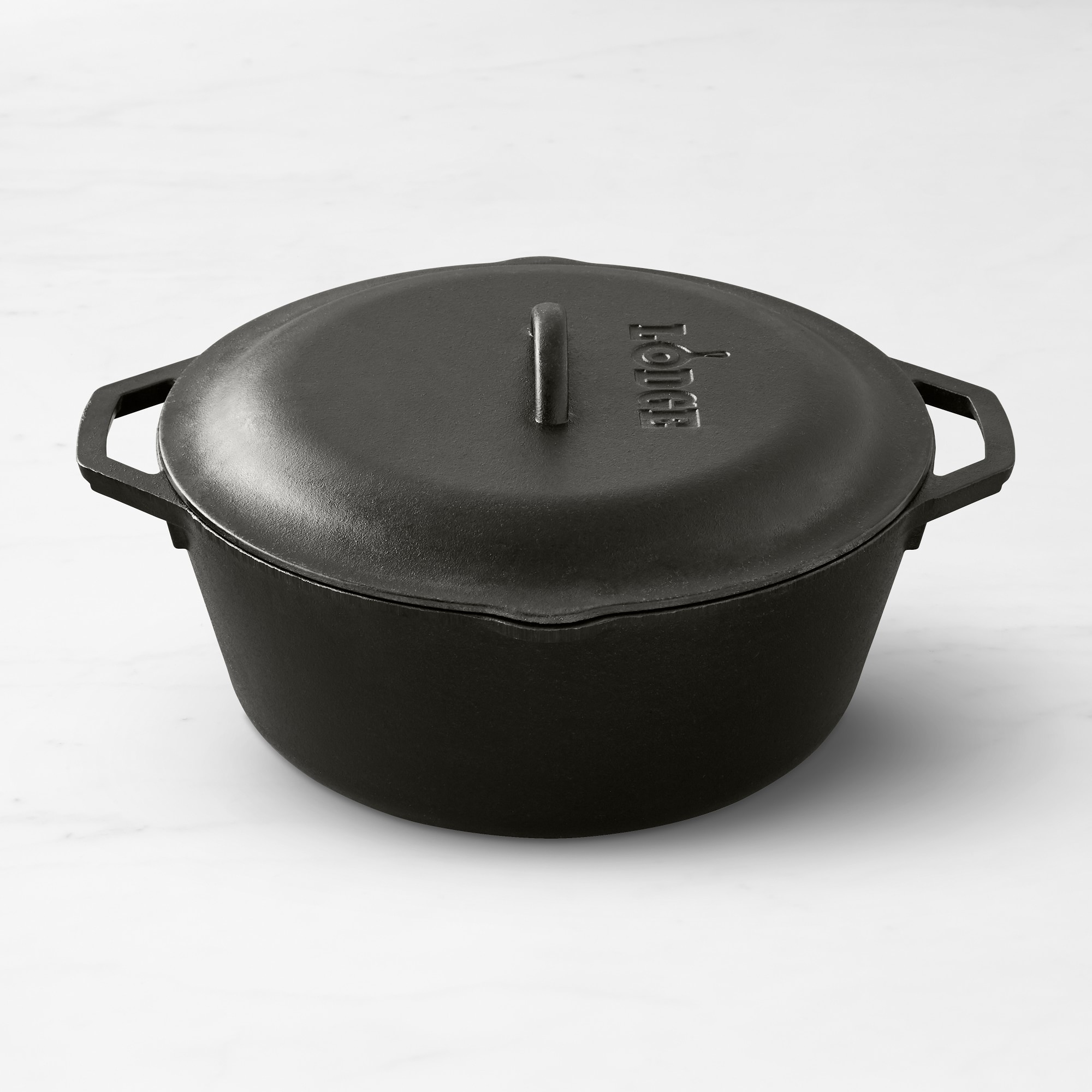 Lodge Seasoned Cast Iron Dutch Oven - 7qt