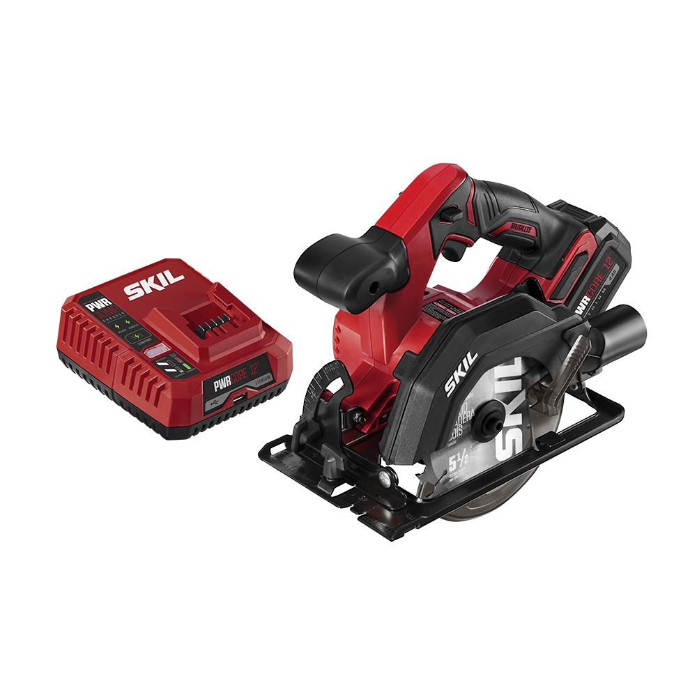 SKIL 12-volt 5-1/2-in Brushless Cordless Circular Saw (1-Battery & Charger Included)