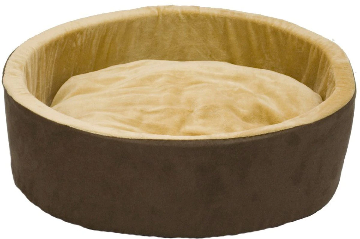 K&H Pet Products Thermo-Kitty Cat Bed. Mocha (Large)