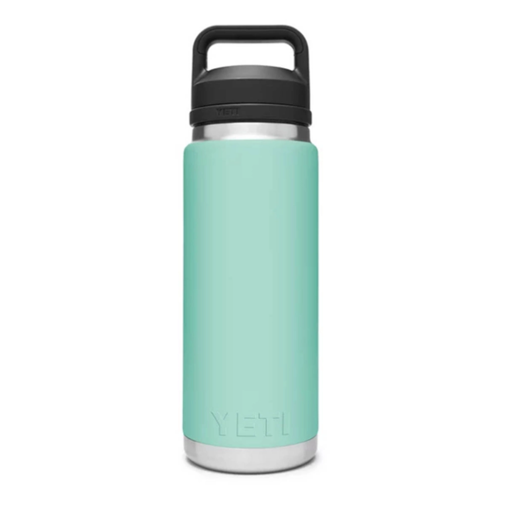 YETI Rambler 26 oz Bottle. Vacuum Insulated. Stainless Steel with Chug Cap. Seafoam