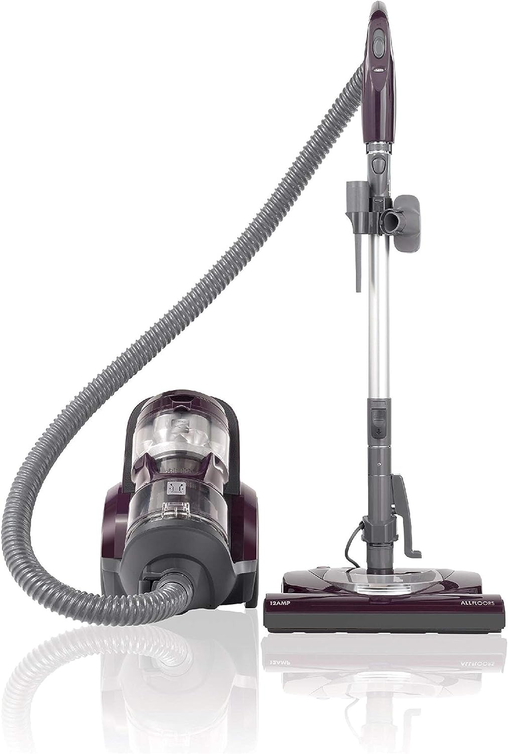 Kenmore Friendly Lightweight Bagless Compact Canister Vacuum. HEPA. Extended Telescoping Wand. Retractable Cord and 2 Cleaning Tools. Pet PowerMate + 2 Motor Power. Purple