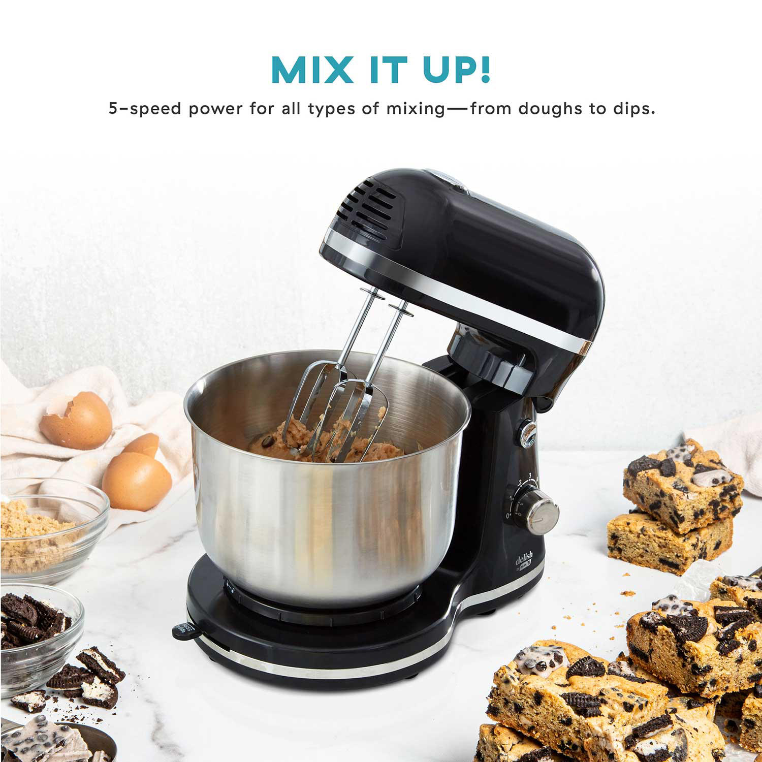 Delish By Dash Compact Stand Mixer