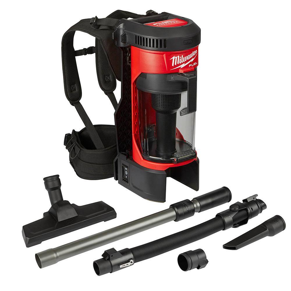Milwaukee 0885-20 M18 FUEL 18-Volt Lithium-Ion Brushless 1 Gal. Cordless 3-in-1 Backpack Vacuum (Vacuum-Only)
