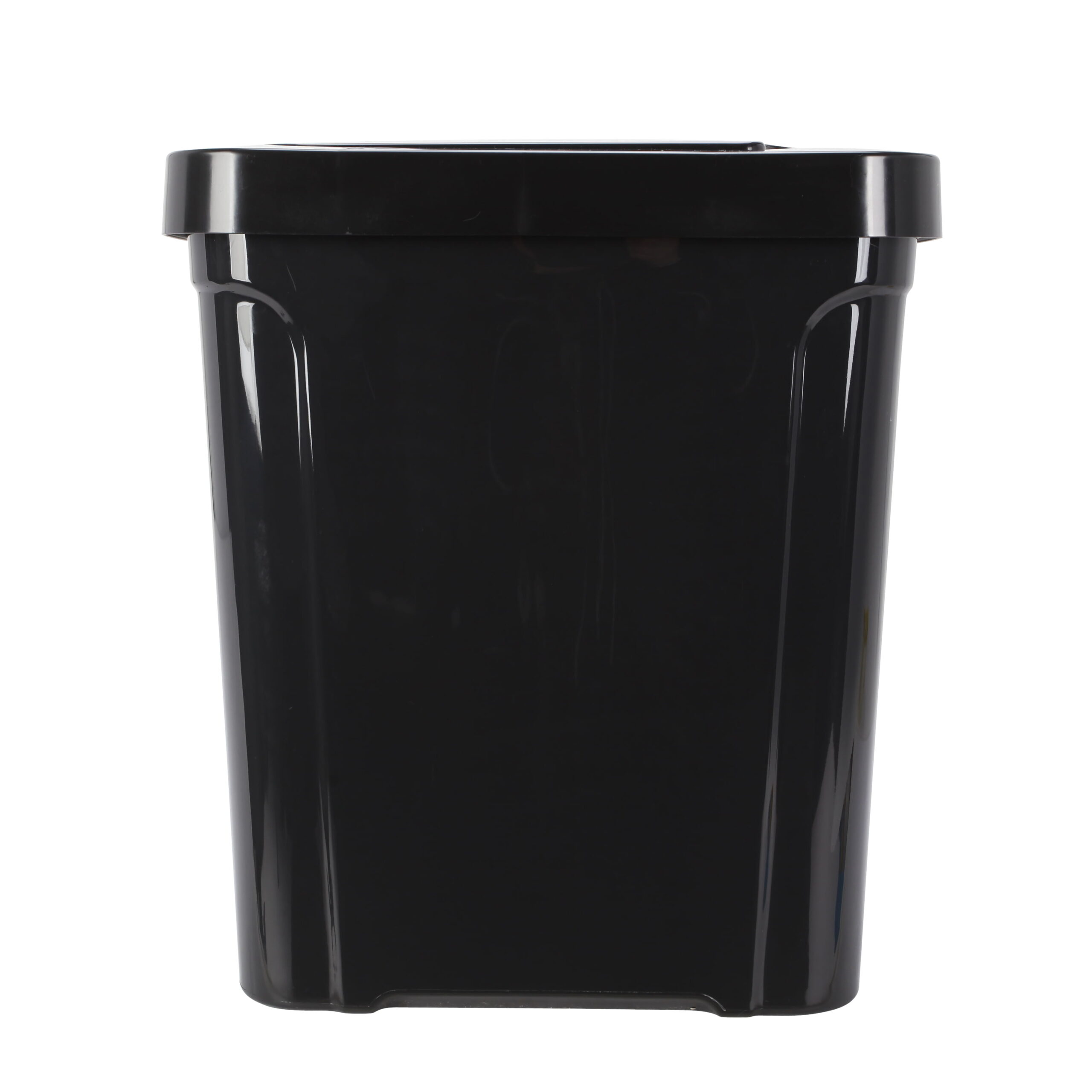 Mainstays 7.6 gal Plastic Kitchen Trash Can. Black. 4 Pack