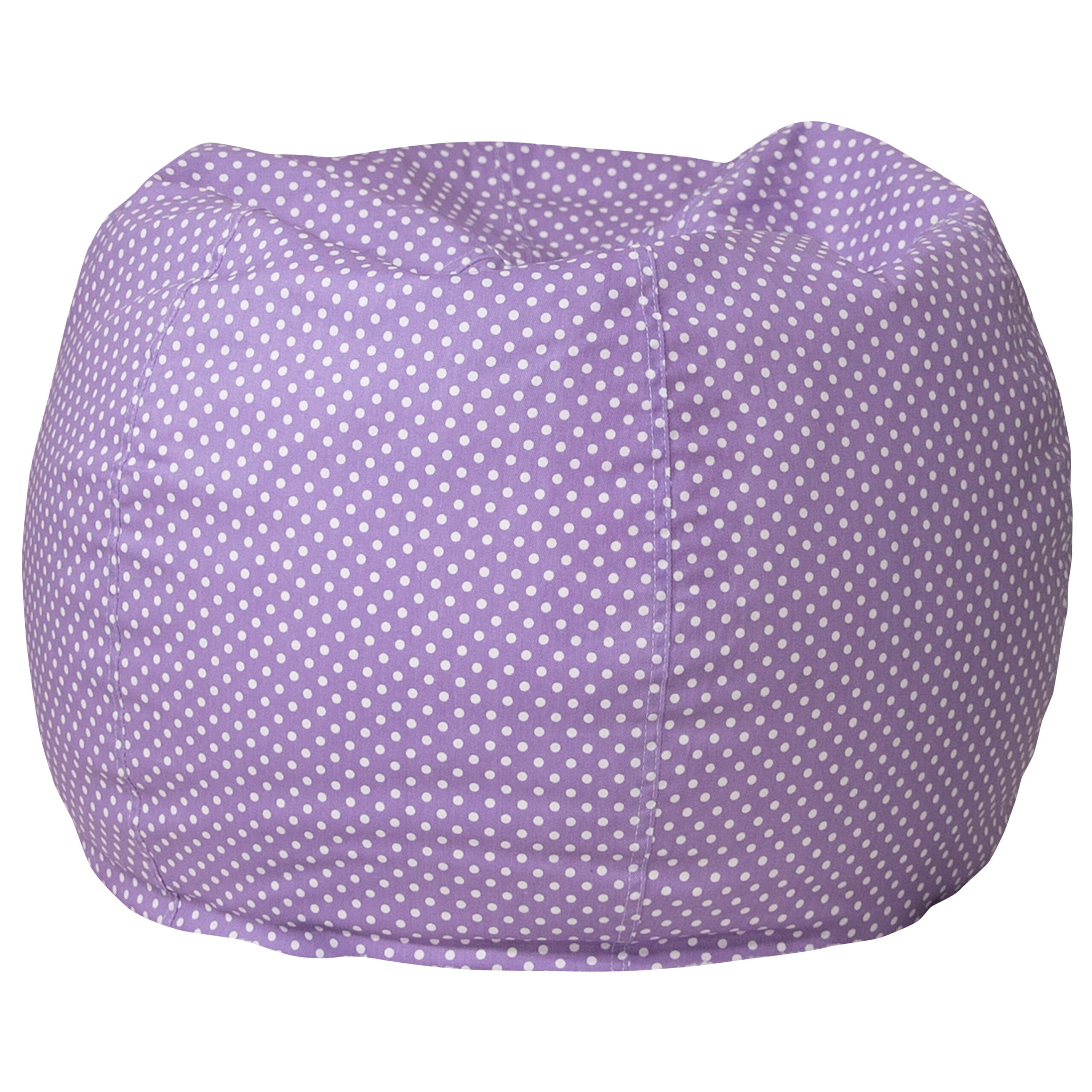 Flash Furniture Small Lavender Dot Refillable Bean Bag Chair for Kids and Teens