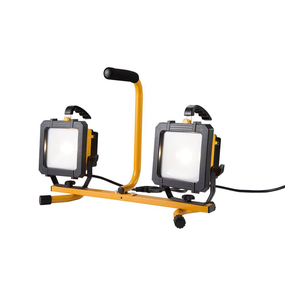All-Pro WLT5040LST 5000 Lumen 2 Head LED Stand Work Light