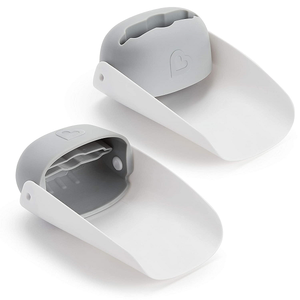 Munchkin Faucet Extender 2 Piece Set. Grey