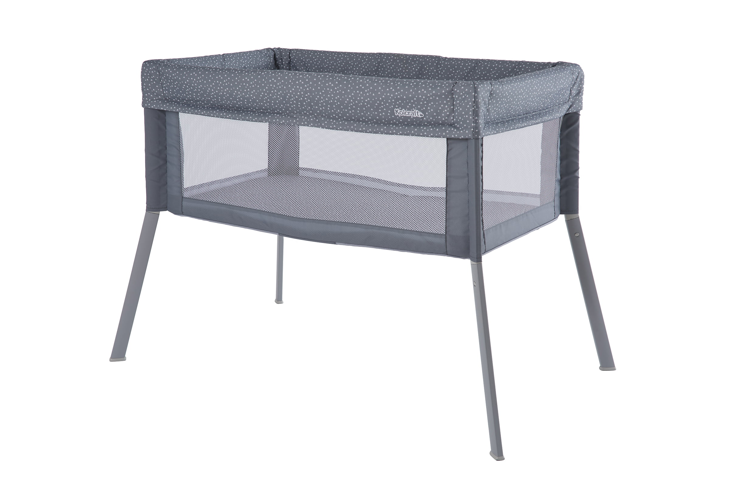 Kolcraft Healthy Lite Portable Baby Bassinet. Gray. Infant