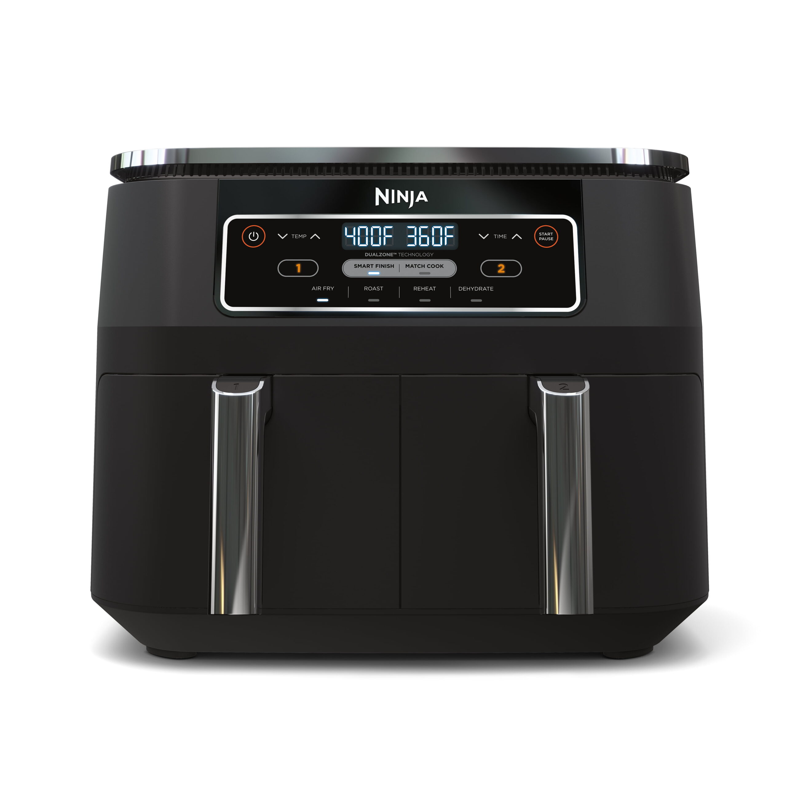 Ninja® Foodi® 4-in-1 8-Quart. 2-Basket Air Fryer with DualZone™ Technology- Air Fry. Roast. and more