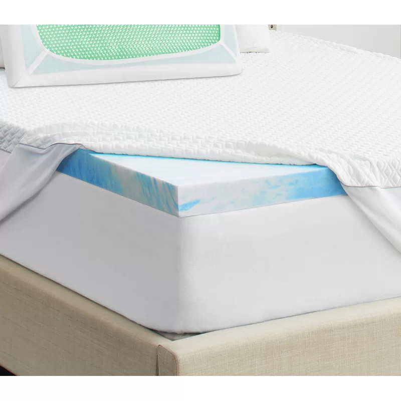 Sealy 3 in. Medium Gel Memory Foam Full Mattress Topper F02-00146-FL0