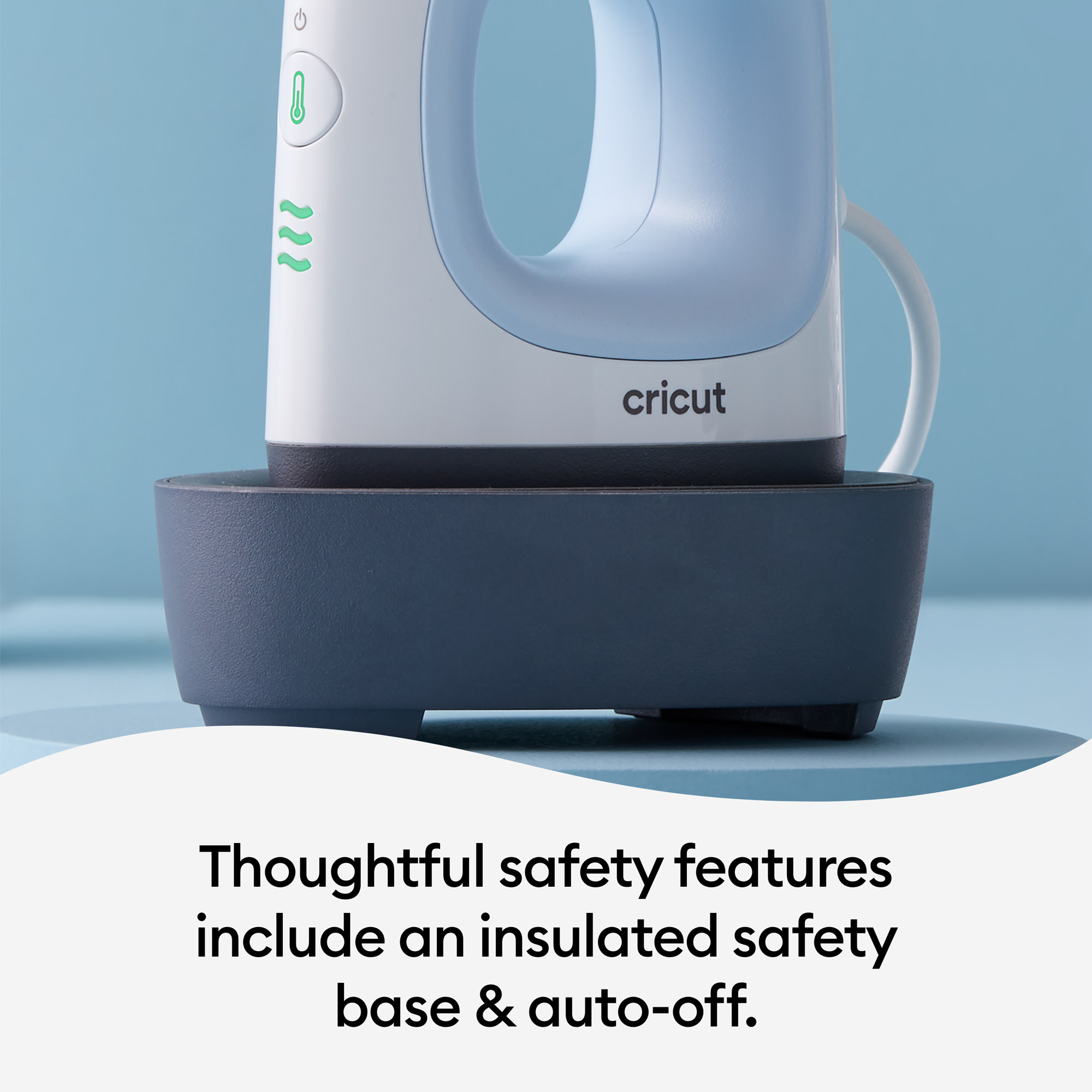 Cricut EasyPress Mini Heat Press for Small Objects like Shoes. Stuffed Animals. Hats & More. 3 Heat Settings & Precision Tip. Ceramic-Coated Heat Plate. Compact & Lightweight. Zen Blue