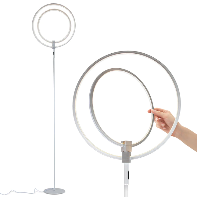 Brightech  79-in Silver Floor Lamp