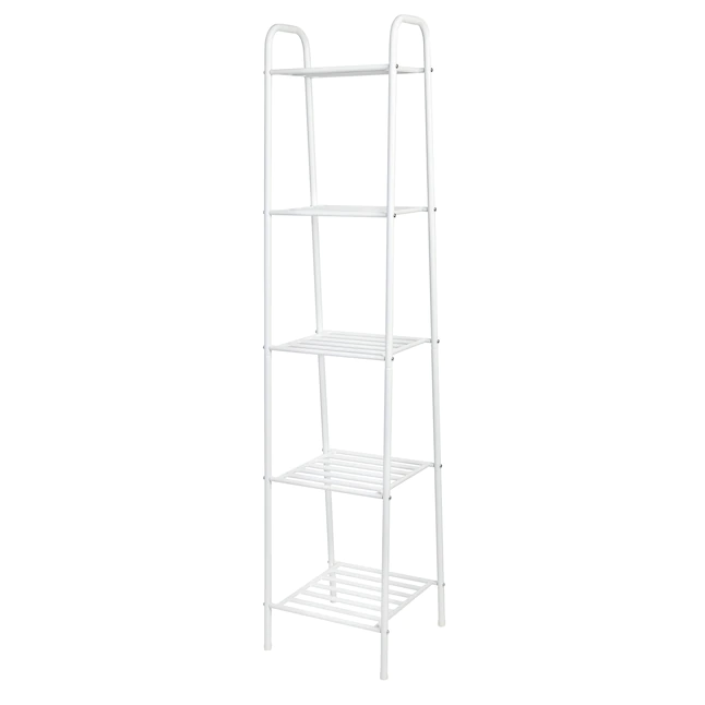 Honey-Can-Do SHF-09060 Steel 5-Tier Decorative Shelving Unit (15-in W x 15-in D x 66-in H)