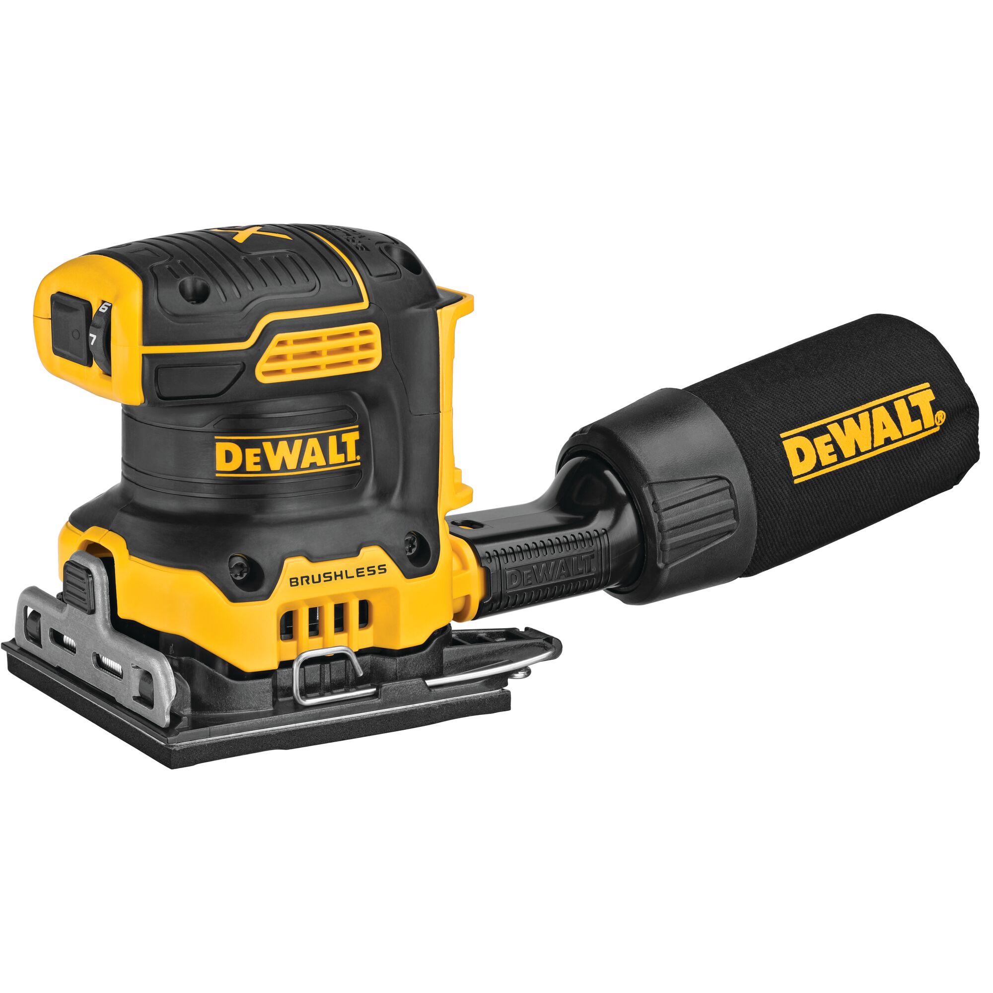 DEWALT DCW200B XR 20 Max 20-Volt Brushless Cordless Variable Speed Sheet Sander with Dust Management
