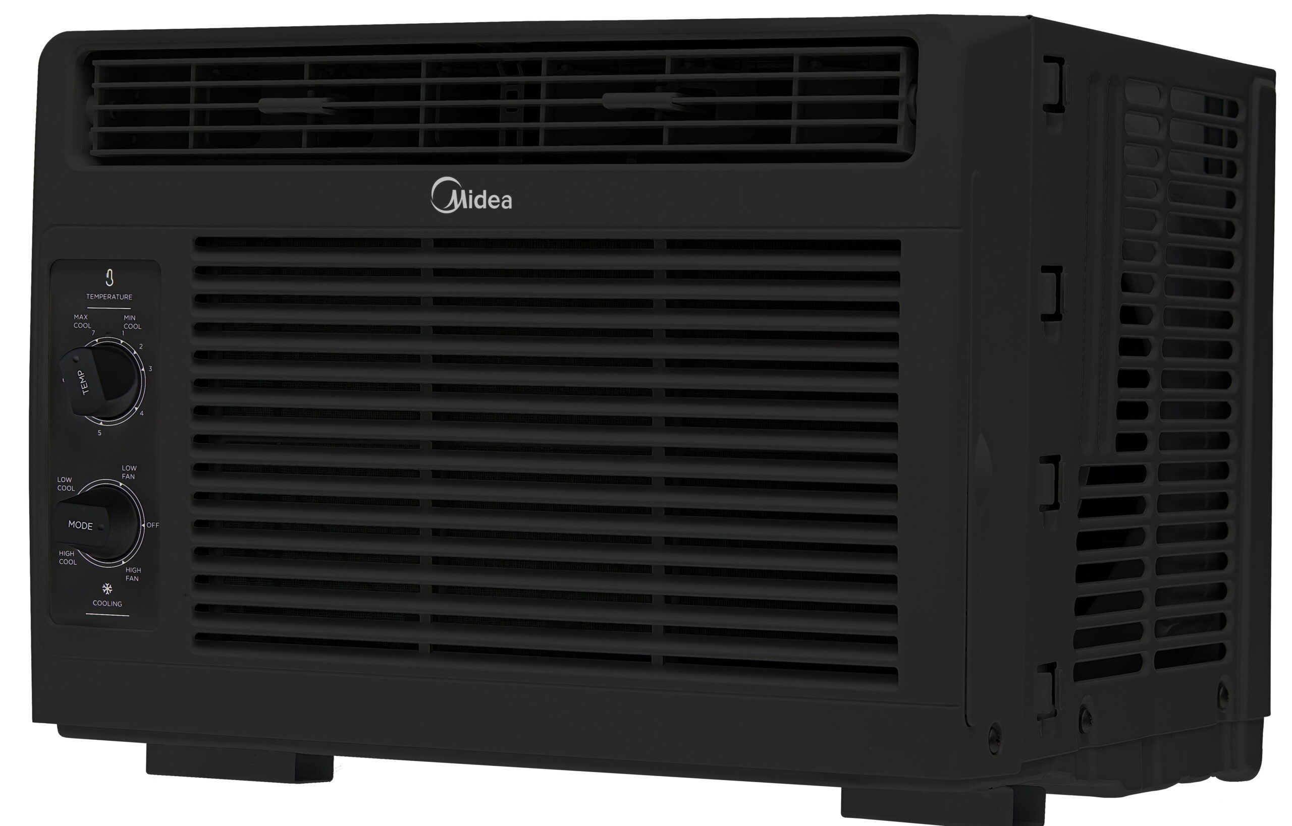 Midea 5.000 BTU 115V Mechanical Window Air Conditioner. Black. MAW05M1WBL