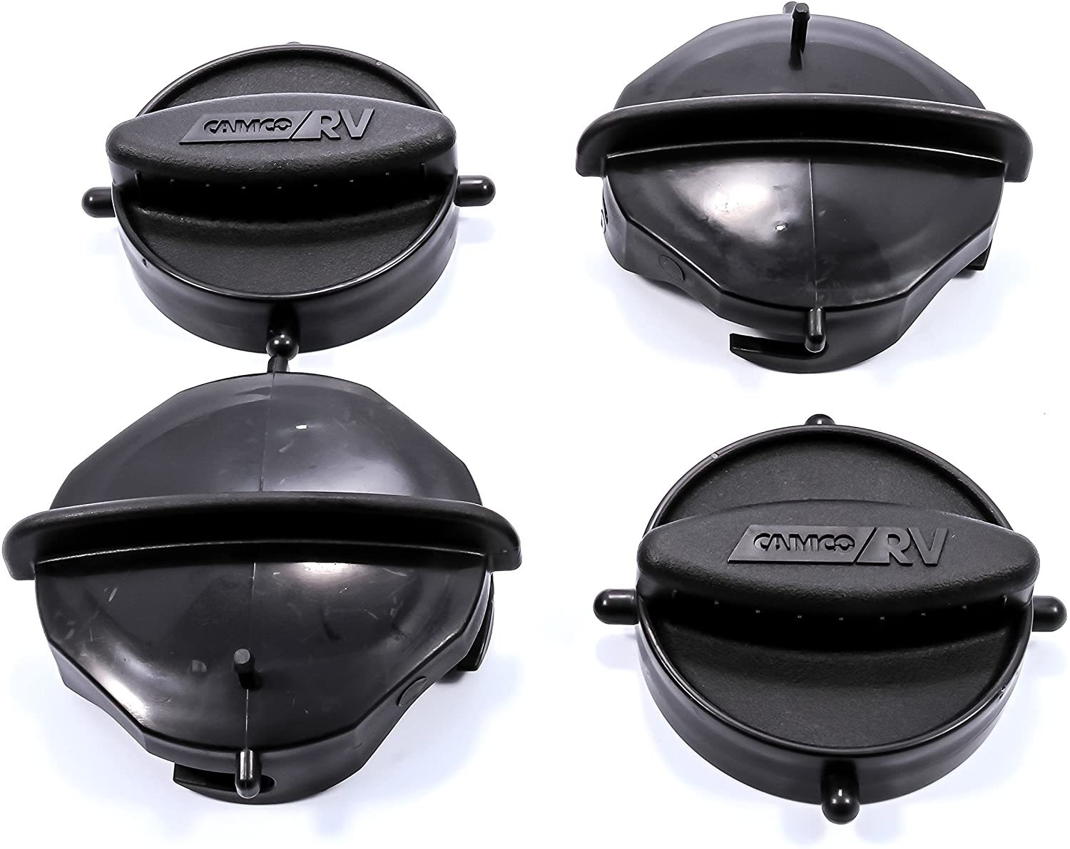 Camco 39625 Revolution 20′ Sewer Hose Kit with 360 Degree Swivel Fittings and 4-in1 Elbow Adapter. Brown