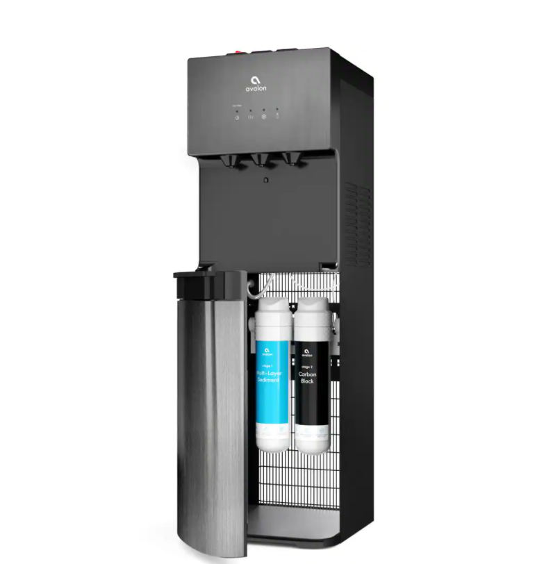 Avalon A5BLK Self Cleaning Bottleless Water Cooler Dispenser. UL/NSF/Energy Star. Black Stainless Steel