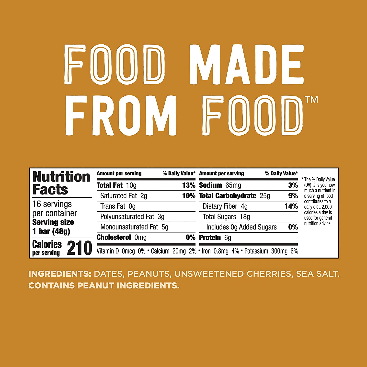 Larabar Pecan Pie. Gluten Free Vegan Fruit & Nut Bar. 1.6 oz Bars. 16 ct