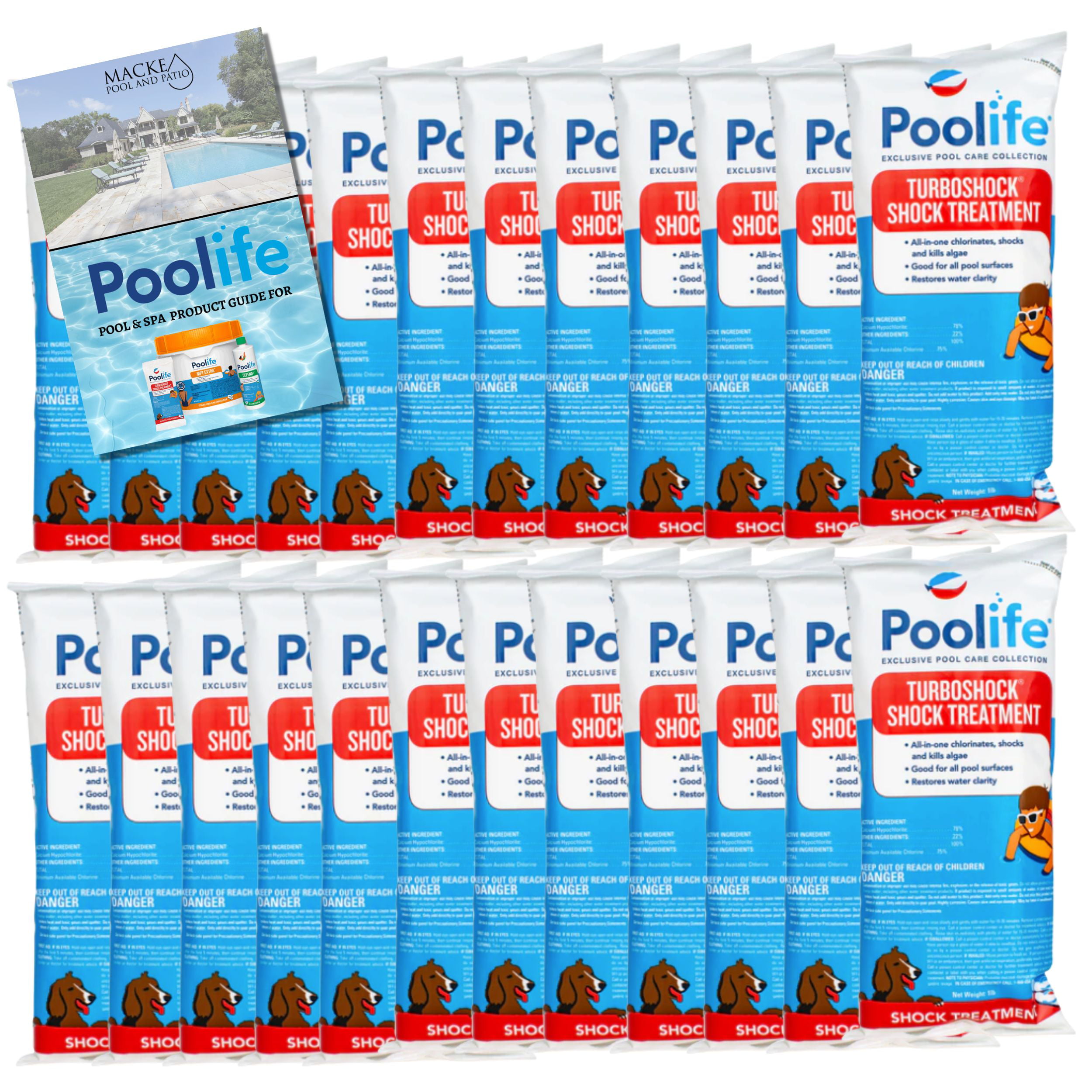 POOLIFE Turbo Shock 1 Lbs Bags (24 count)