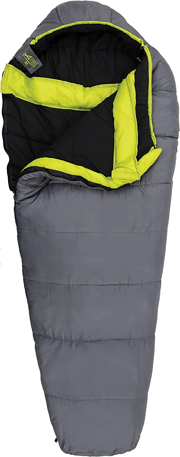 Cedar Ridge Alloy +20° Sleeping Bag - Gray/Citrus