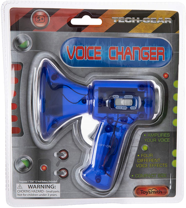 Toysmith Tech Gear Multi Voice Changer (6.5-Inch Various Colors)