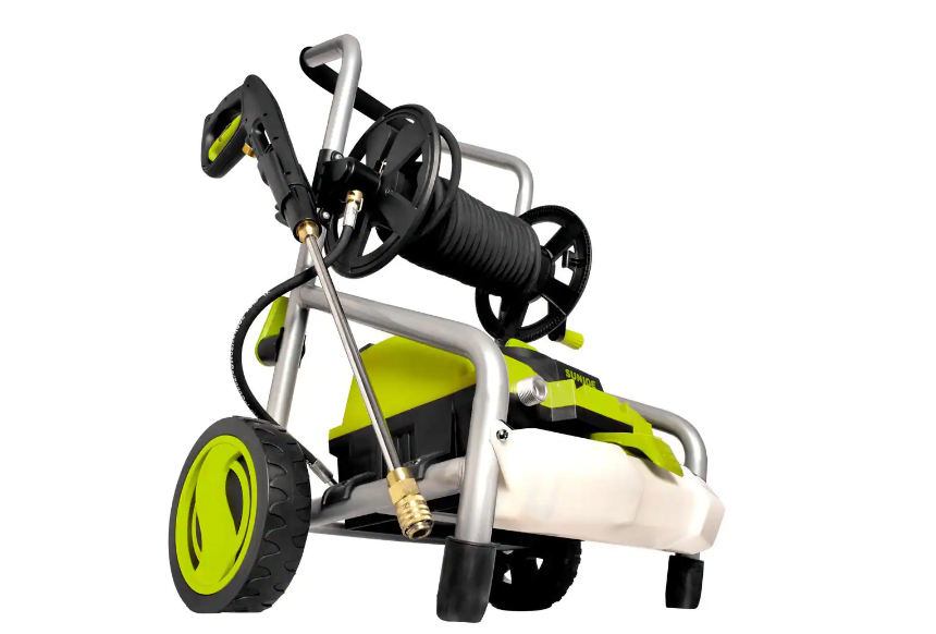 Sun Joe SPX4001 2030 PSI 1.76 GPM 14.5 Amp Electric Pressure Washer with Pressure-Select Technology and Hose Reel