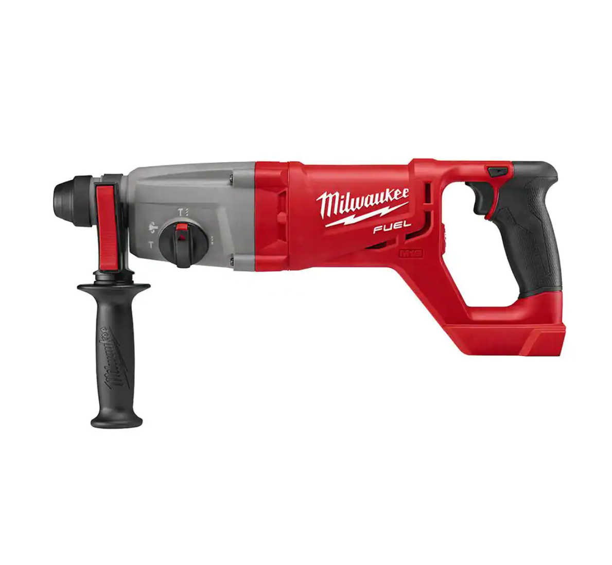 Milwaukee 2713-20-2880-20 M18 FUEL 18-Volt Lithium-Ion Brushless Cordless 1 in. SDS-Plus D-Handle Rotary Hammer with Grinder (2-Tool)