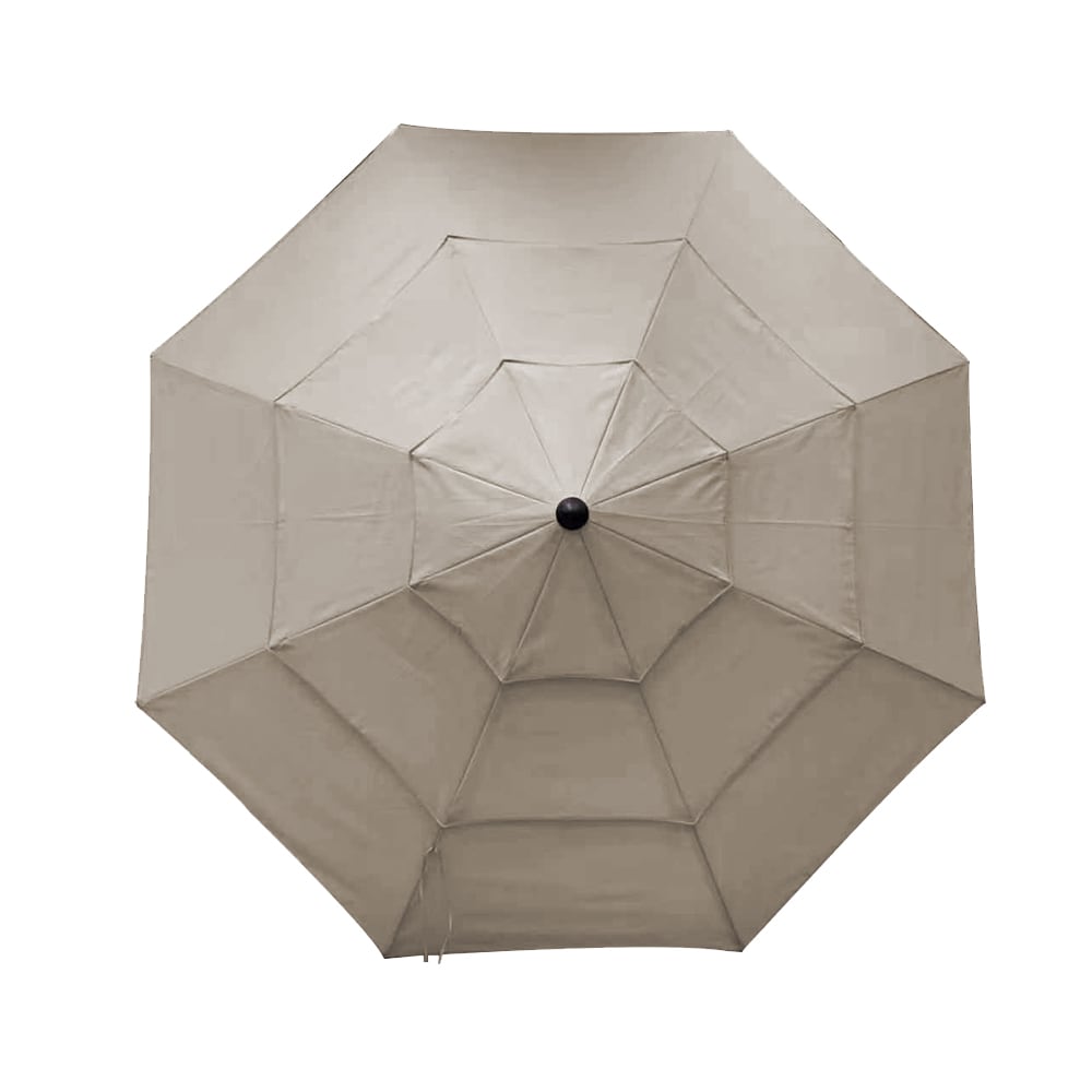 SimplyShade 11-ft Greige Auto-tilt Market Patio Umbrella