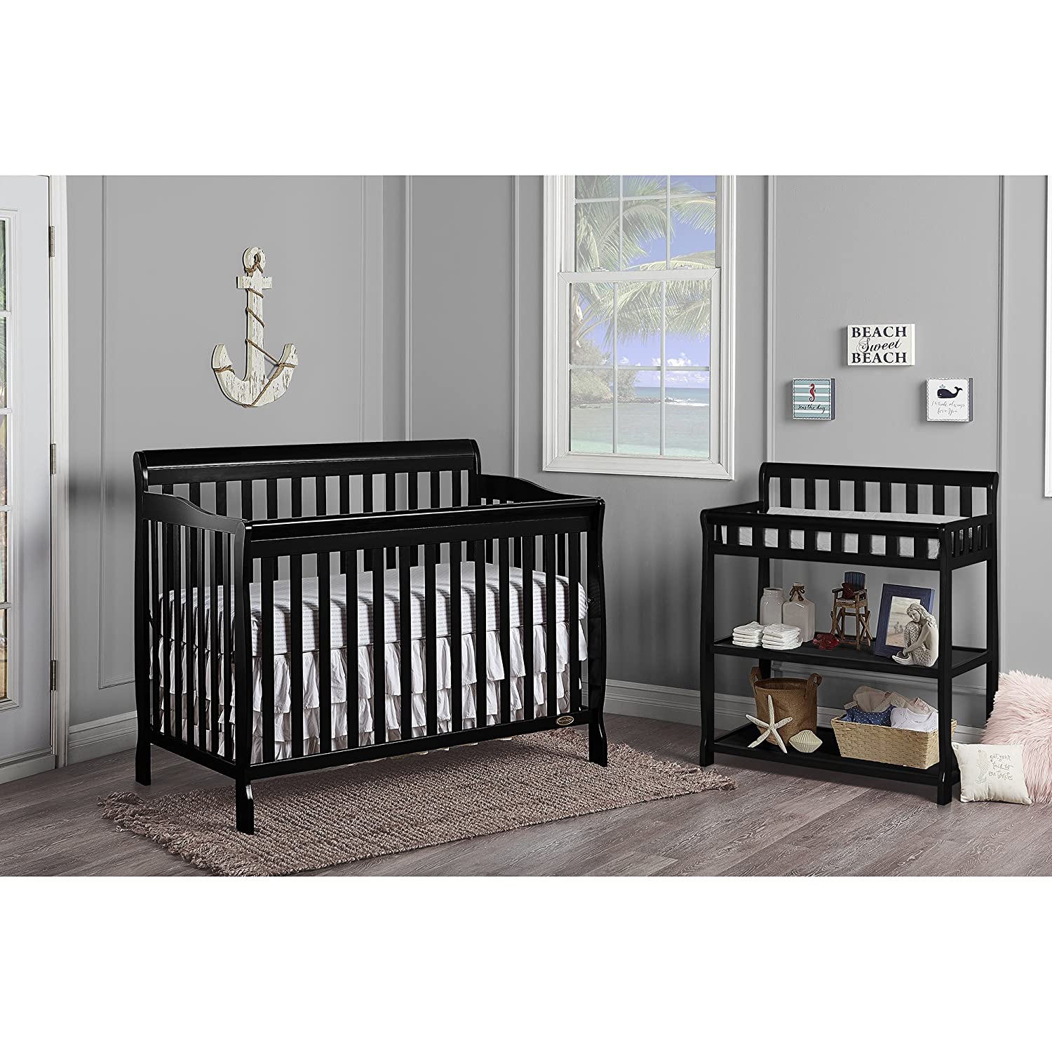 Dream On Me Ashton Changing Table. Black . 34x20x40 Inch