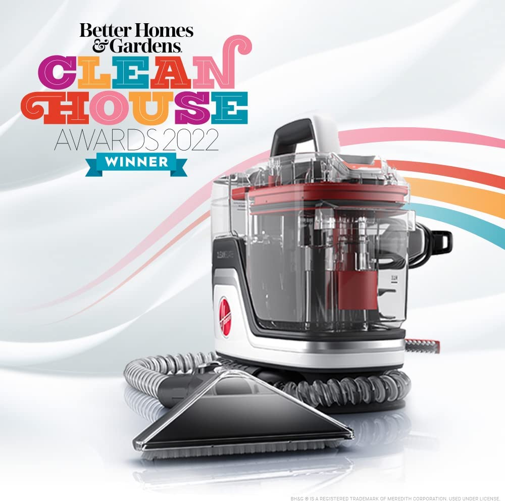 Hoover CleanSlate Plus Carpet & Upholstery Spot Cleaner. Stain Remover. Portable. FH14050. White