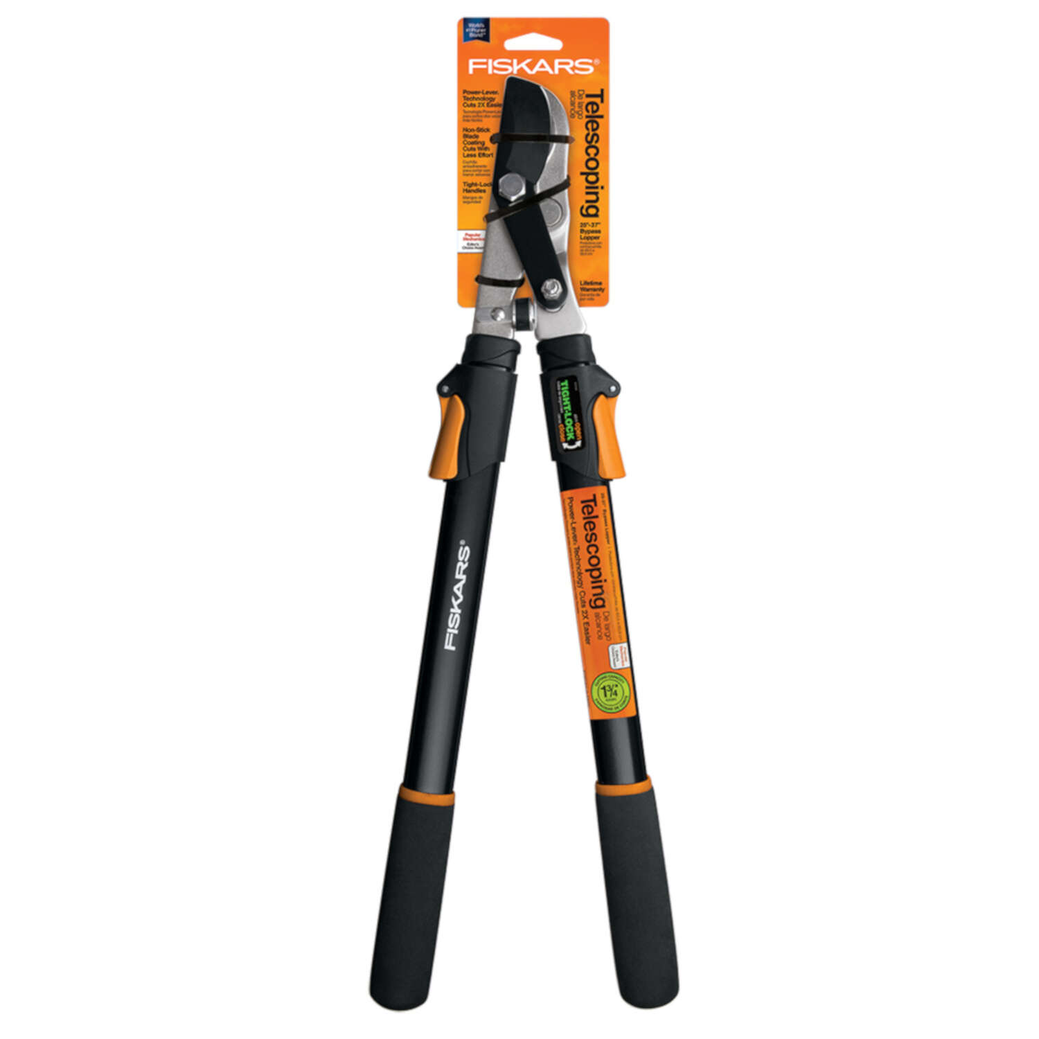 Fiskars Power-Lever 25-37 in. Steel Lopper Pruners