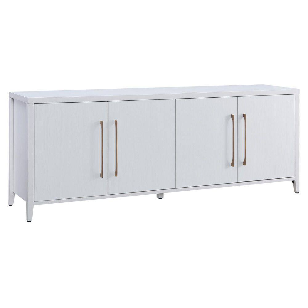 Meyer&Cross  Jasper 68 in. White TV Stand Fits TV-s up to 75 in.